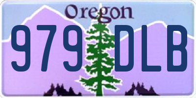 OR license plate 979DLB