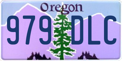 OR license plate 979DLC