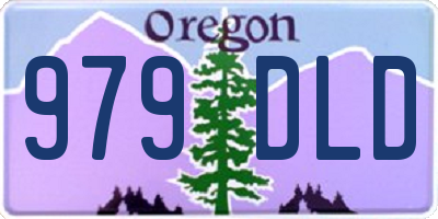OR license plate 979DLD