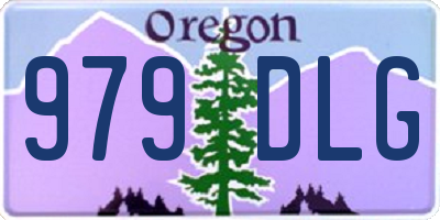 OR license plate 979DLG