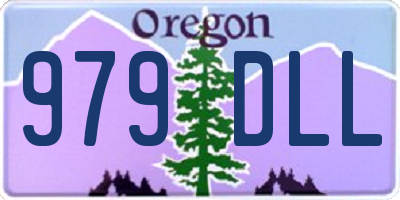OR license plate 979DLL