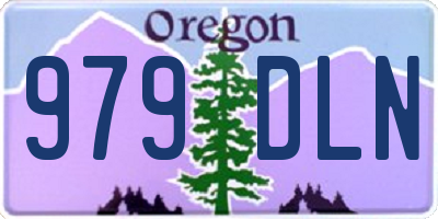 OR license plate 979DLN