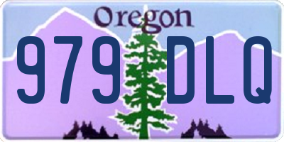 OR license plate 979DLQ
