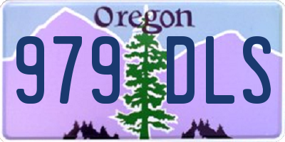 OR license plate 979DLS