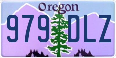 OR license plate 979DLZ