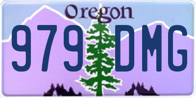 OR license plate 979DMG