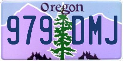 OR license plate 979DMJ