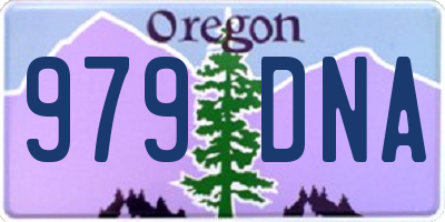 OR license plate 979DNA