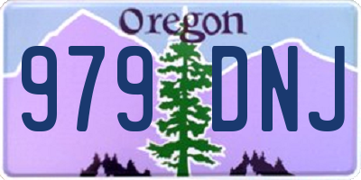 OR license plate 979DNJ