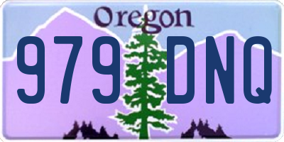 OR license plate 979DNQ