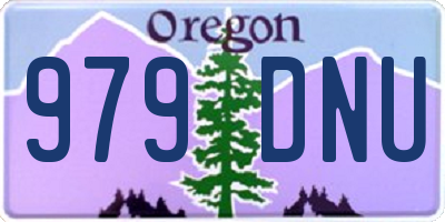 OR license plate 979DNU