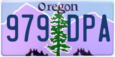 OR license plate 979DPA
