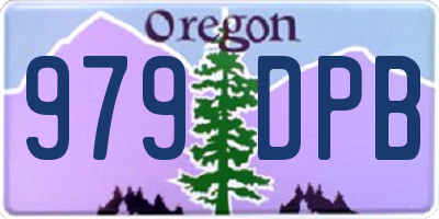 OR license plate 979DPB