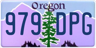 OR license plate 979DPG