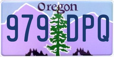 OR license plate 979DPQ