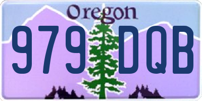 OR license plate 979DQB