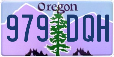 OR license plate 979DQH