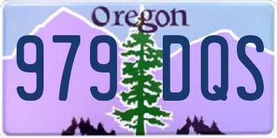 OR license plate 979DQS
