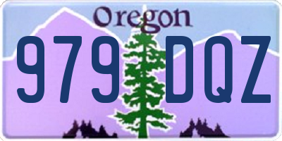 OR license plate 979DQZ