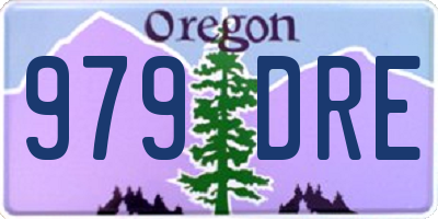 OR license plate 979DRE