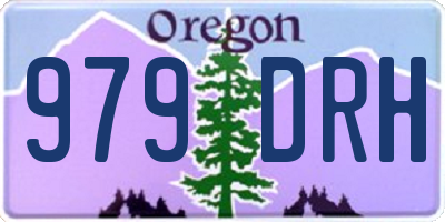 OR license plate 979DRH