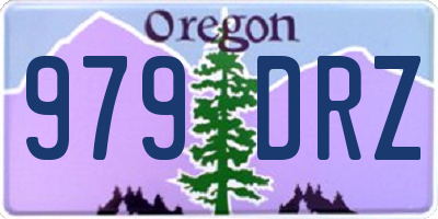 OR license plate 979DRZ