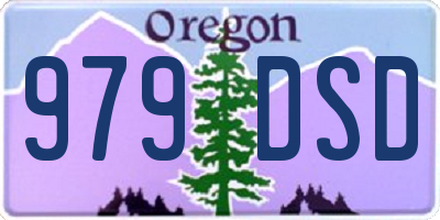 OR license plate 979DSD