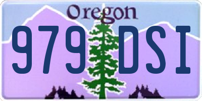 OR license plate 979DSI