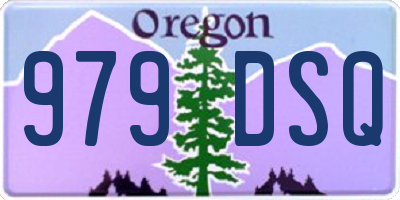 OR license plate 979DSQ