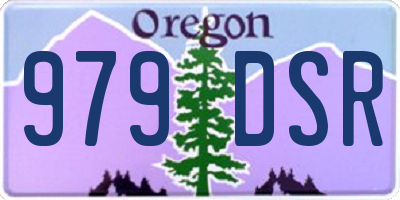 OR license plate 979DSR