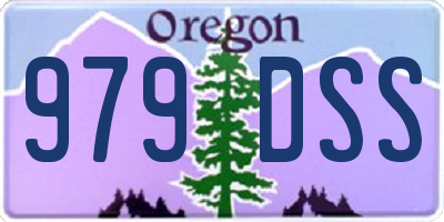 OR license plate 979DSS
