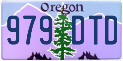 OR license plate 979DTD
