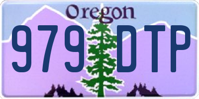OR license plate 979DTP