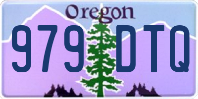 OR license plate 979DTQ