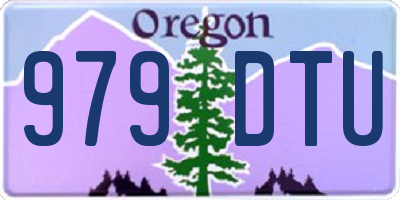 OR license plate 979DTU