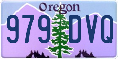 OR license plate 979DVQ