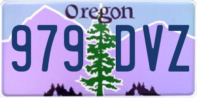 OR license plate 979DVZ