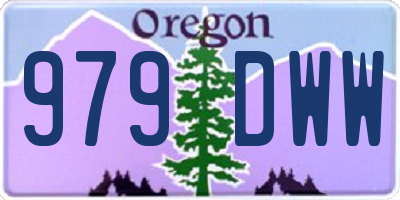 OR license plate 979DWW