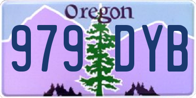 OR license plate 979DYB