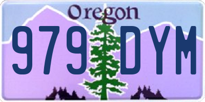 OR license plate 979DYM