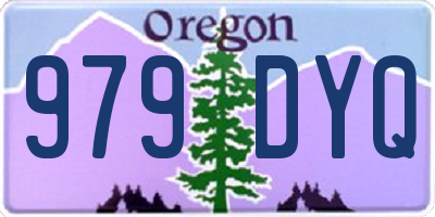 OR license plate 979DYQ