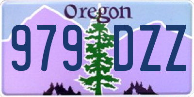 OR license plate 979DZZ
