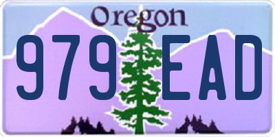 OR license plate 979EAD