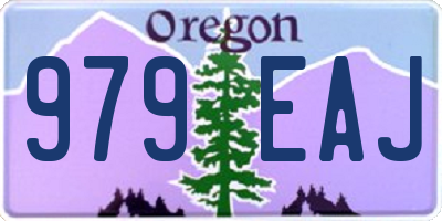 OR license plate 979EAJ