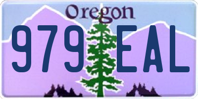 OR license plate 979EAL