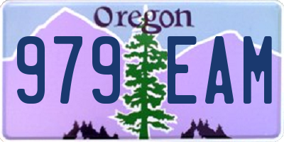 OR license plate 979EAM