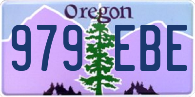 OR license plate 979EBE