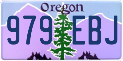OR license plate 979EBJ