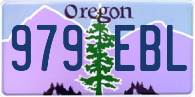 OR license plate 979EBL