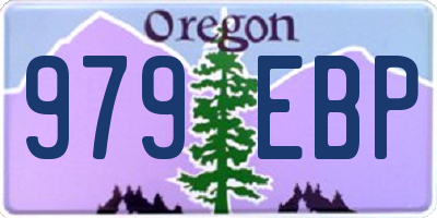 OR license plate 979EBP